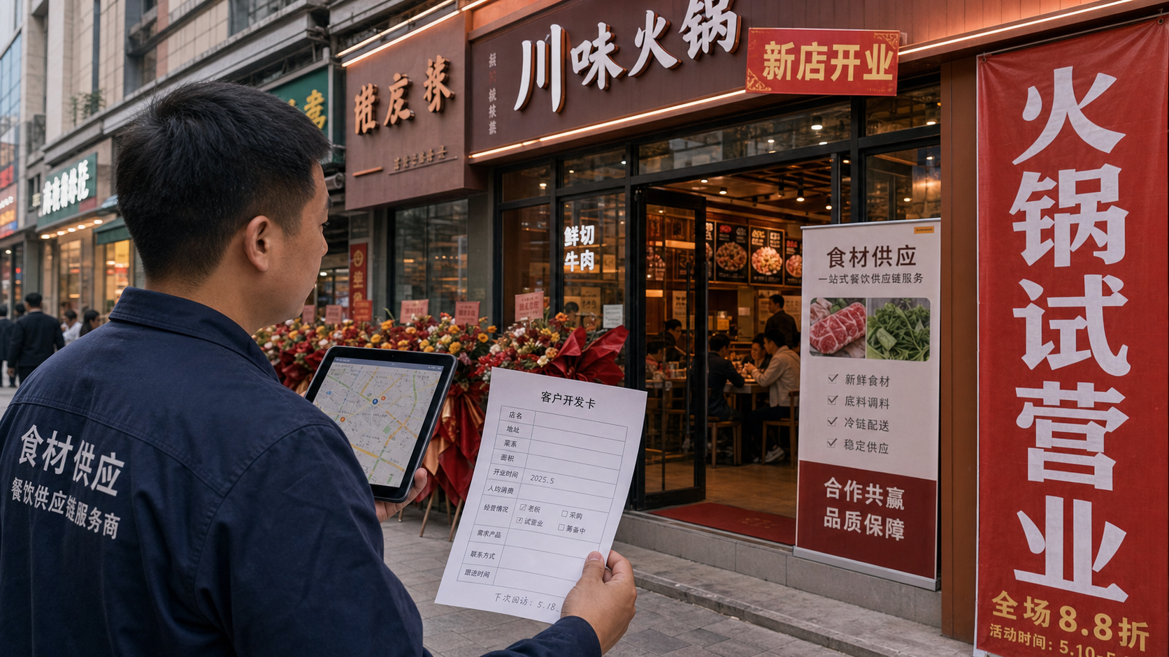 食材配送商开发烧烤店：夜间补货、串品规格和试样报价怎么打推进图