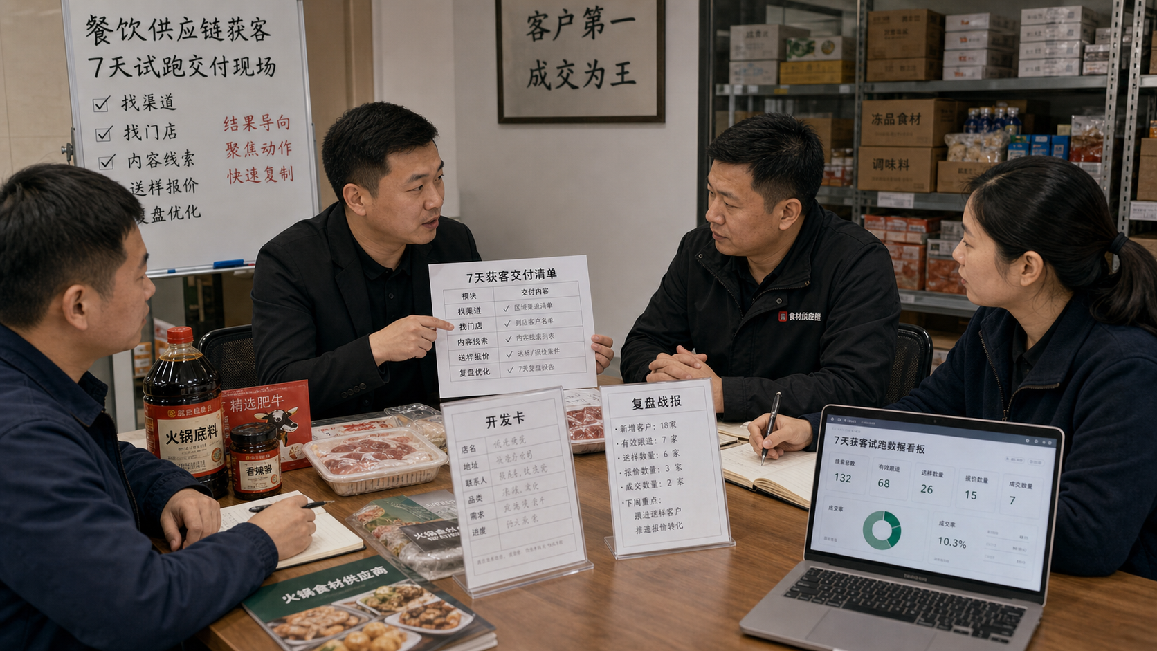 服务商如何交付7天获客试跑：卖的不是代运营，而是推进证据封面图